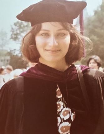 Christina Daddario on her graduation day a long time back